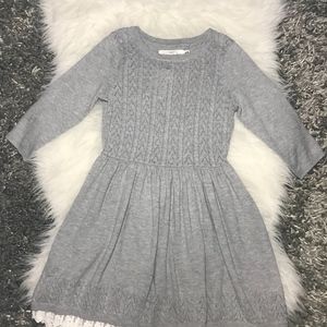 Label Of Graded Goods-H&M Girl Sz 8-10Y Gray Dress